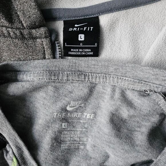 Nike Girl's Hoodie & Baseball T-shirt lot. Both in size large. - Picture 5 of 8